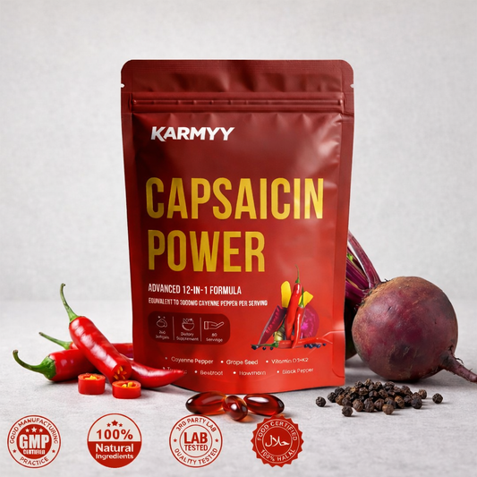 Unterstützen Sie die Gefäßfunktion mit Karmyy Capsaicin Softgel