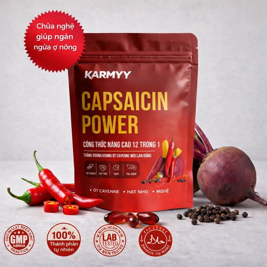 Unterstützen Sie die Gefäßfunktion mit Karmyy Capsaicin Softgel