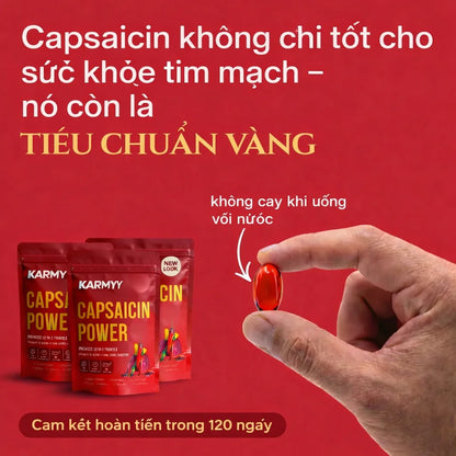 Unterstützen Sie die Gefäßfunktion mit Karmyy Capsaicin Softgel