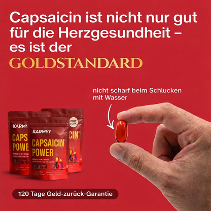 Unterstützen Sie die Gefäßfunktion mit Karmyy Capsaicin Softgel